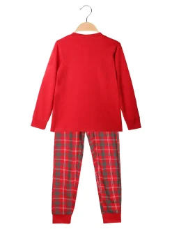 Sabor Topolino pigiama natalizio da bambino in cotone - rosso