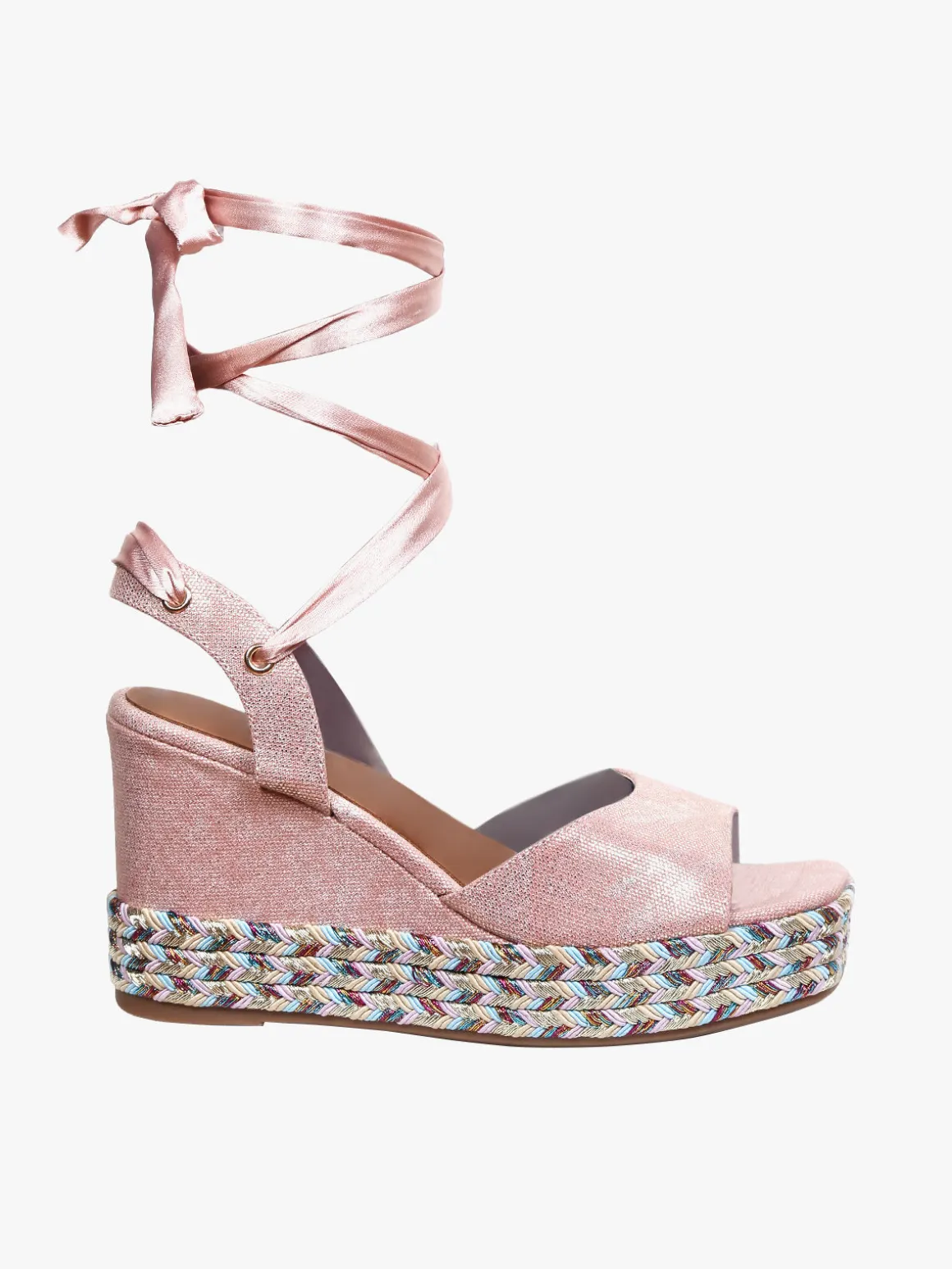 Saralòpez Sandali donna alla schiava con zeppa