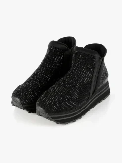 Saralòpez Sneakers alte da donna con strass