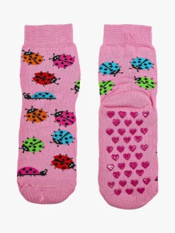 Scopri Confezione da 2 paia di calze antiscivolo da bambina