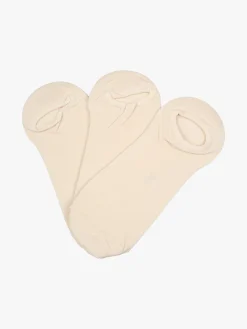 Scopri Confezione da 3 paia di calze fantasmini in cotone elasticizzato - nudo