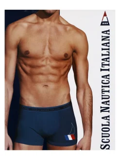 Scuola Nautica Italiana Boxer da uomo tinta unita