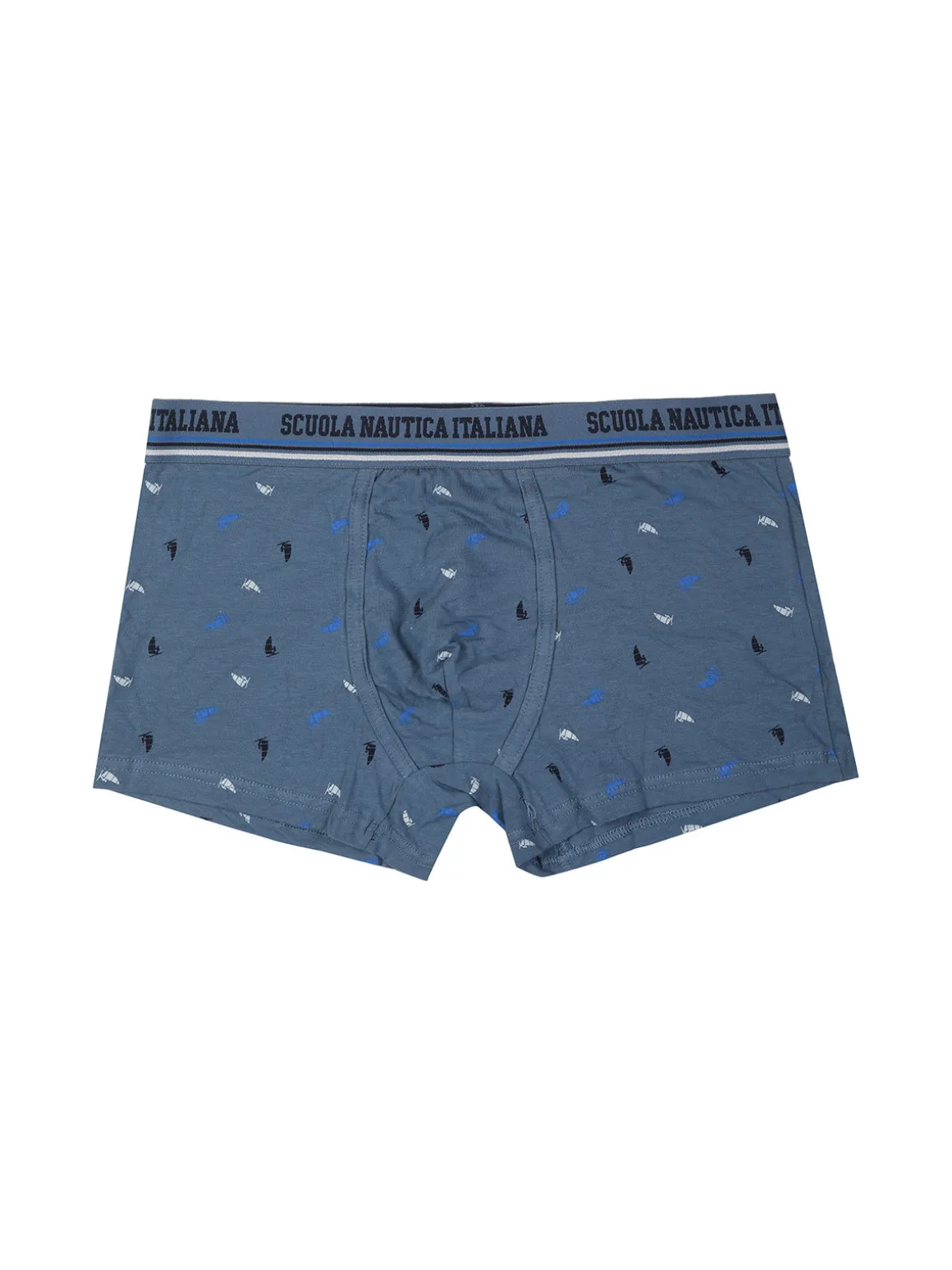 Scuola Nautica Italiana Boxer uomo in cotone con stampe