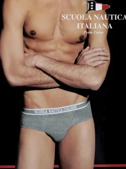 Scuola Nautica Italiana Slip da uomo in cotone