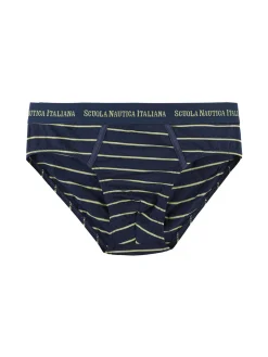 Scuola Nautica Italiana Slip uomo in cotone con stampe