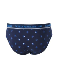 Scuola Nautica Italiana Slip uomo in cotone