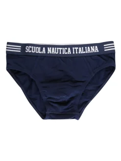 Scuola Nautica Italiana Slip da uomo in cotone rigati