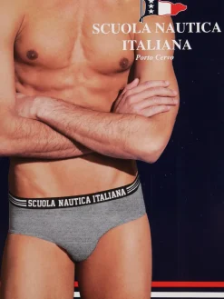Scuola Nautica Italiana Slip con elastico a vista