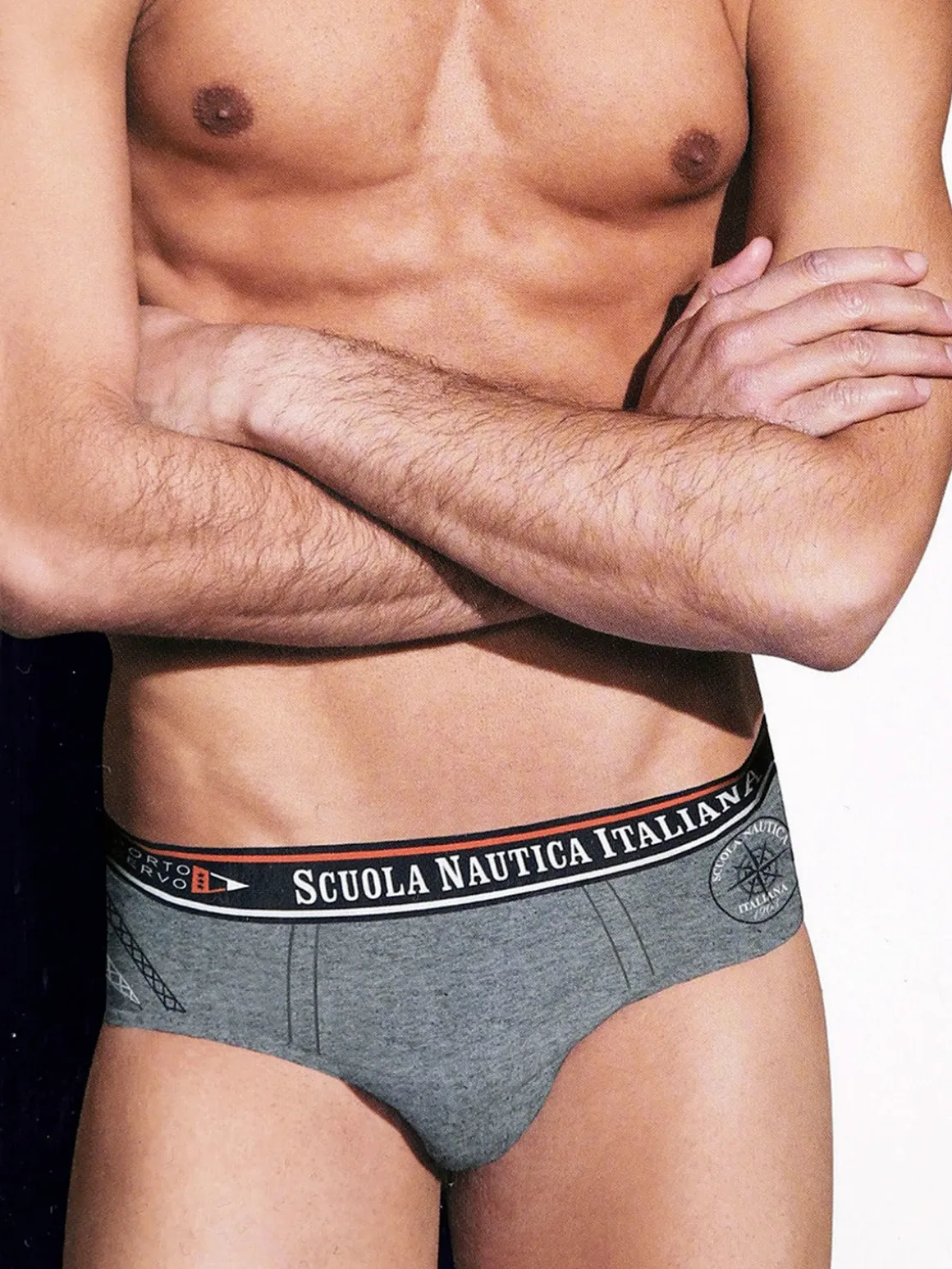 Scuola Nautica Italiana Slip da uomo in cotone