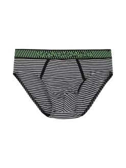 Scuola Nautica Italiana Slip da uomo in cotone a righe