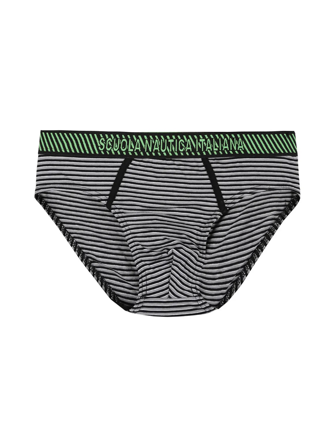 Scuola Nautica Italiana Slip da uomo in cotone a righe