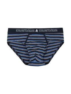 Scuola Nautica Italiana Slip uomo a righe