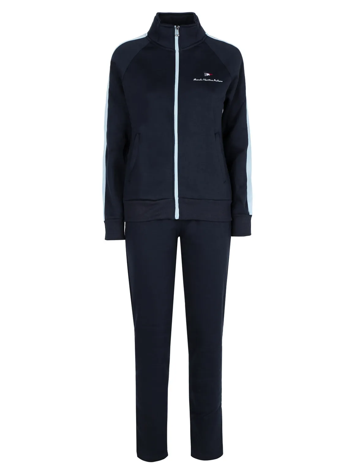 Scuola Nautica Italiana Tuta donna felpata 2 pezzi full zip