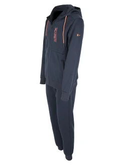 Scuola Nautica Italiana Tuta da uomo 2 pezzi con cappuccio e zip