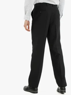 Sedony Collection Pantaloni classici da uomo taglie grandi - nero