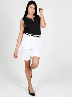 Serenax Shorts donna a vita alta con cintura