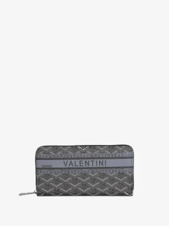 Sergio Valentini Portafoglio rettangolare da donna con stampe - nero