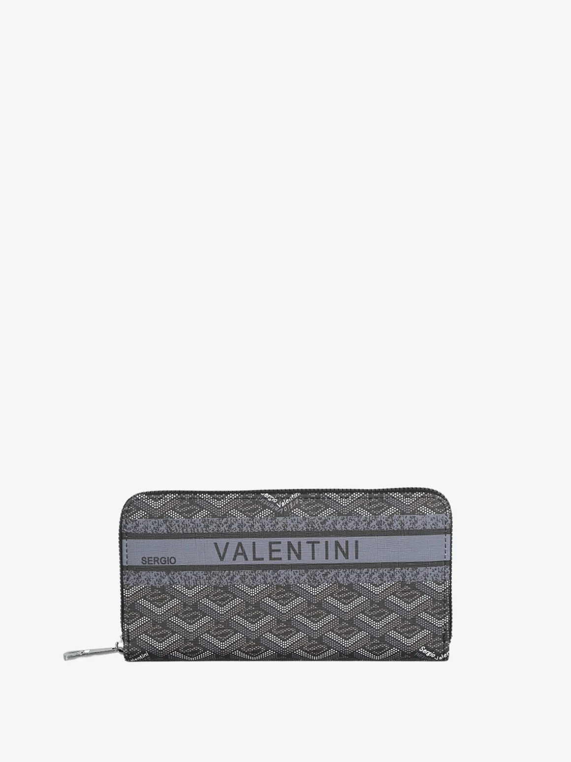 Sergio Valentini Portafoglio rettangolare da donna con stampe - nero