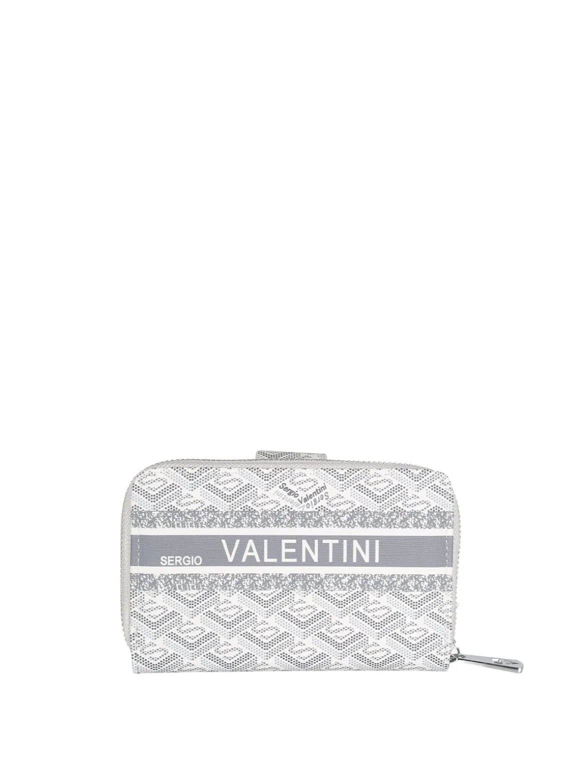 Sergio Valentini Portafoglio donna con bottone e zip - beige