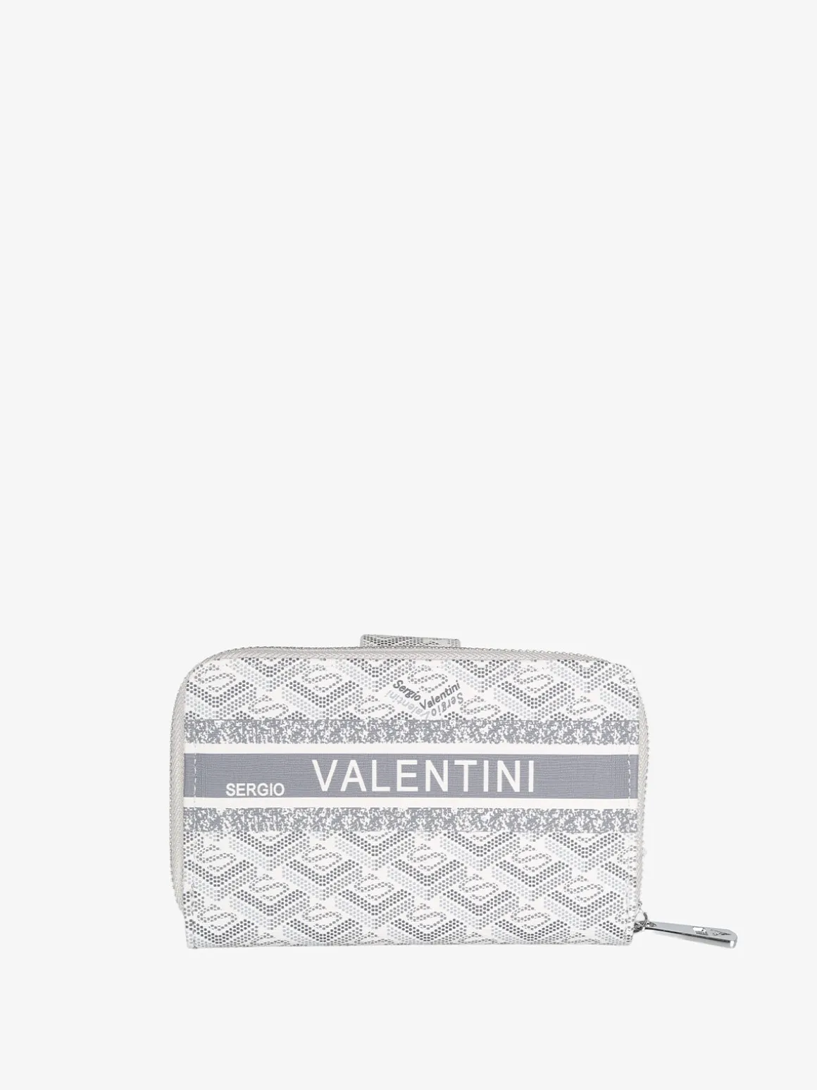 Sergio Valentini Portafoglio donna con bottone e zip - beige