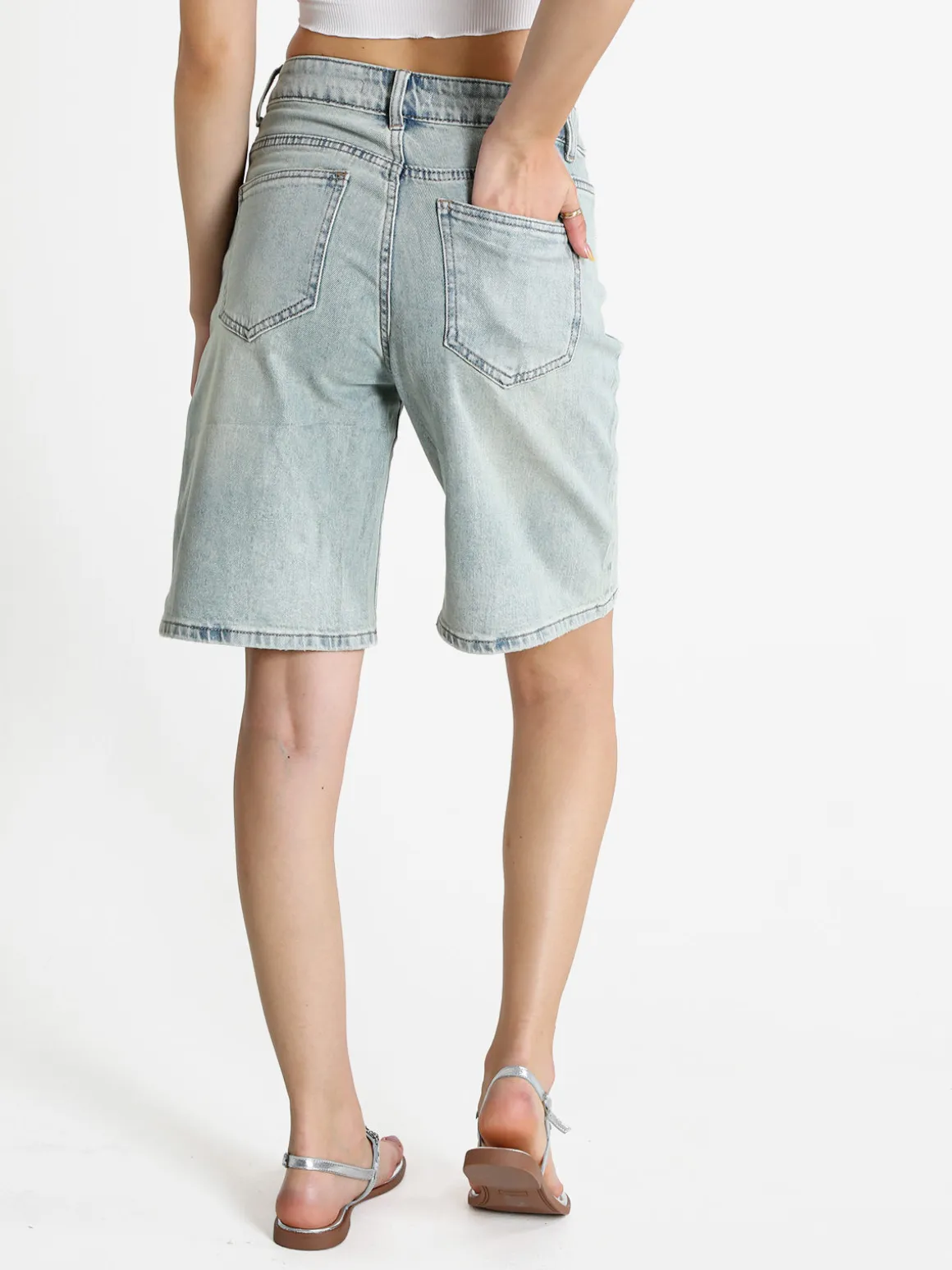 Sexy Sense Bermuda di jeans da donna