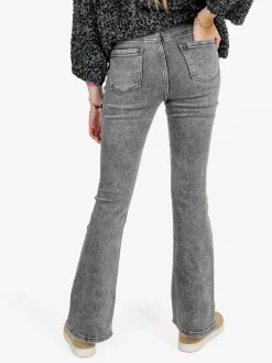 Sexy Sense Jeans donna a zampa - nero