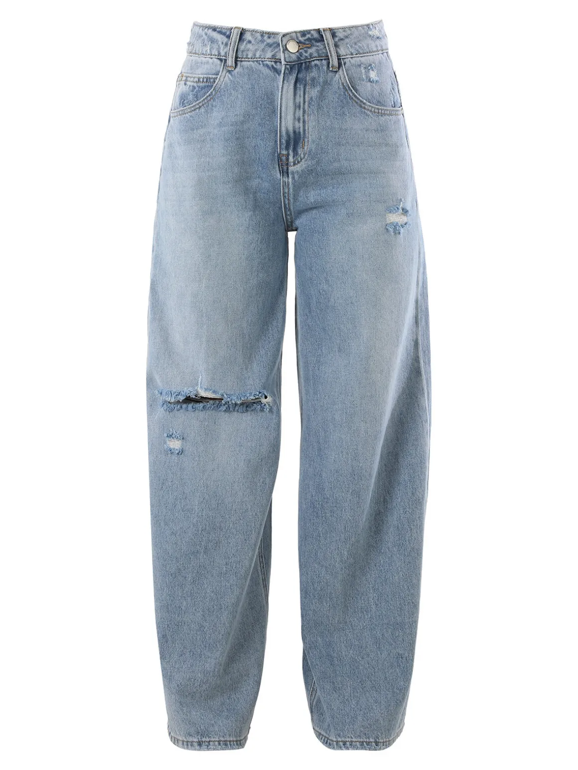 Sexy Sense Jeans donna con strappi a gamba larga - jeans