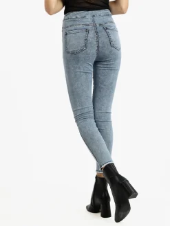 Sexy Sense Jeggings da donna vita alta