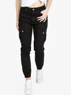 Sexy Sense Pantaloni cargo da donna con elastico alla caviglia