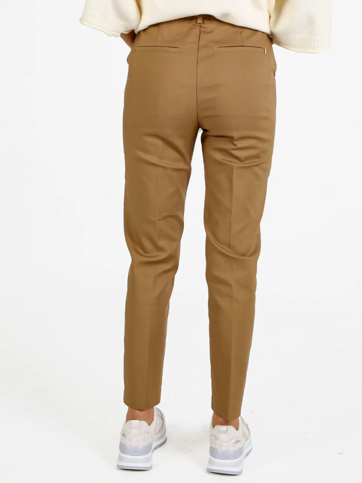 Sexy Sense Pantaloni donna slim fit a sigaretta - nero