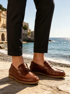 Shooters Mocassini in pelle da uomo
