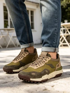 Shooters Sneakers da uomo in pelle traforata