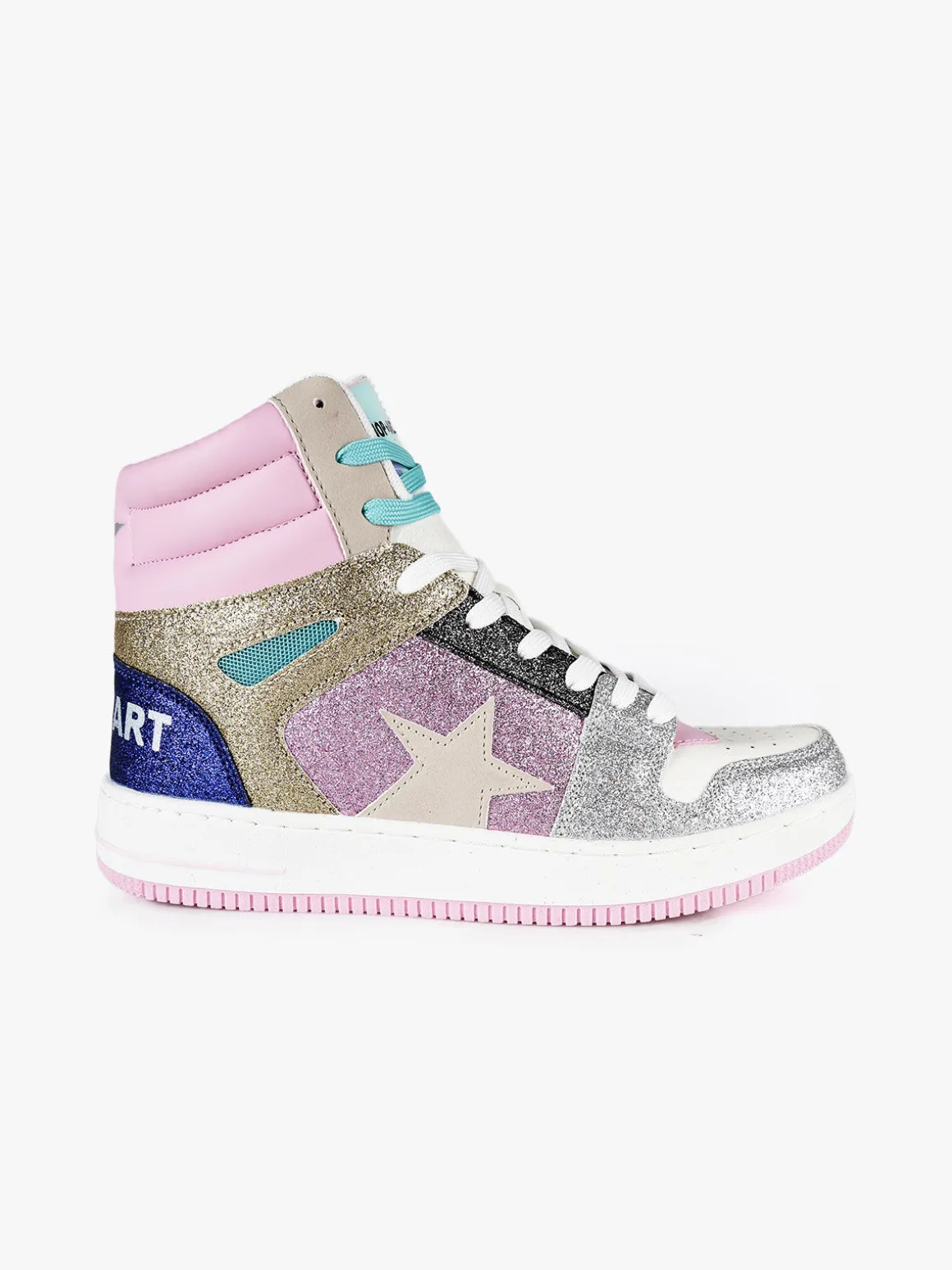 Shop Art BASKET HAILEY Sneakers alte donna glitter