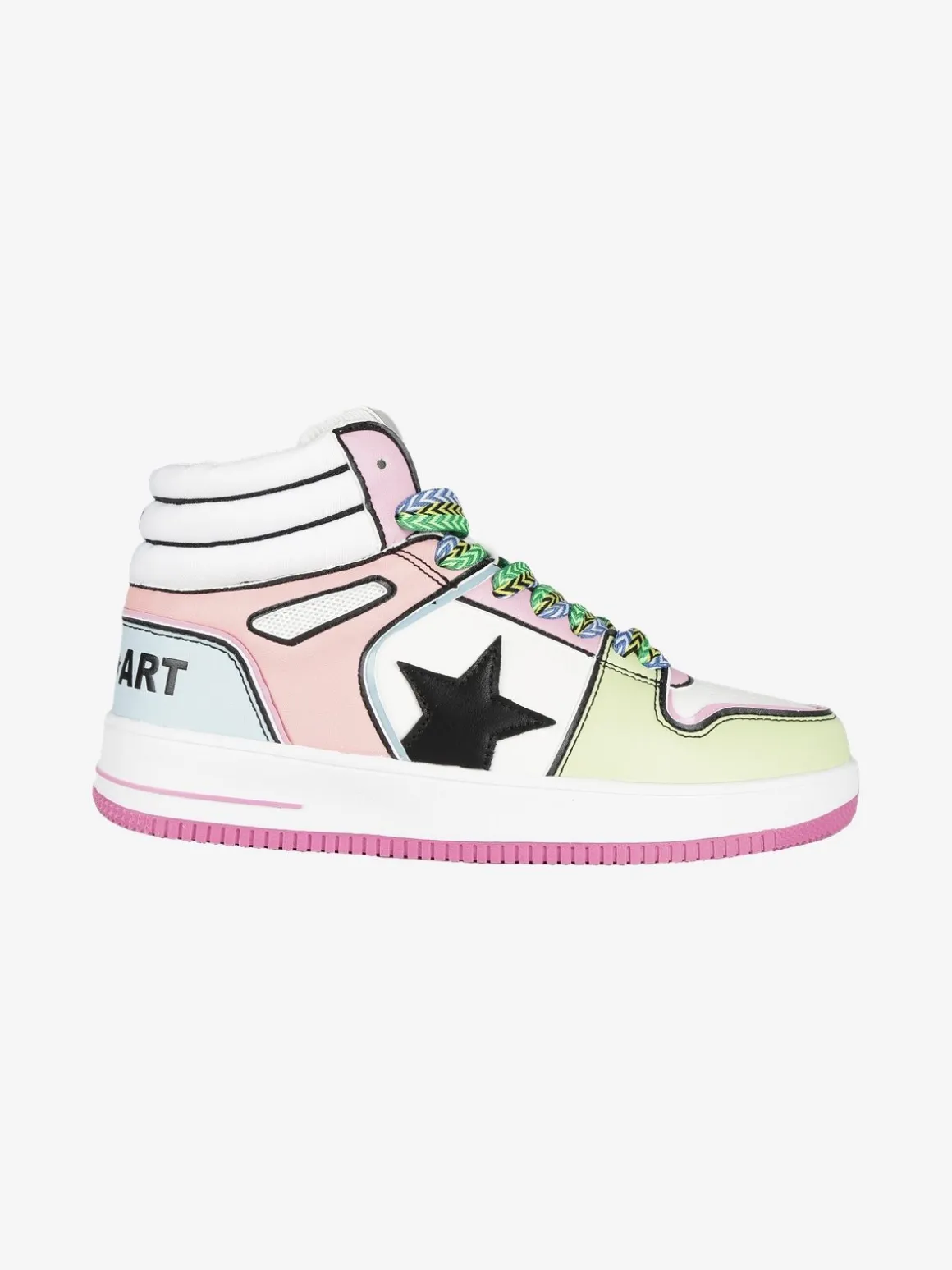 Shop Art BASKET KARLIE Sneakers alte donna multicolor