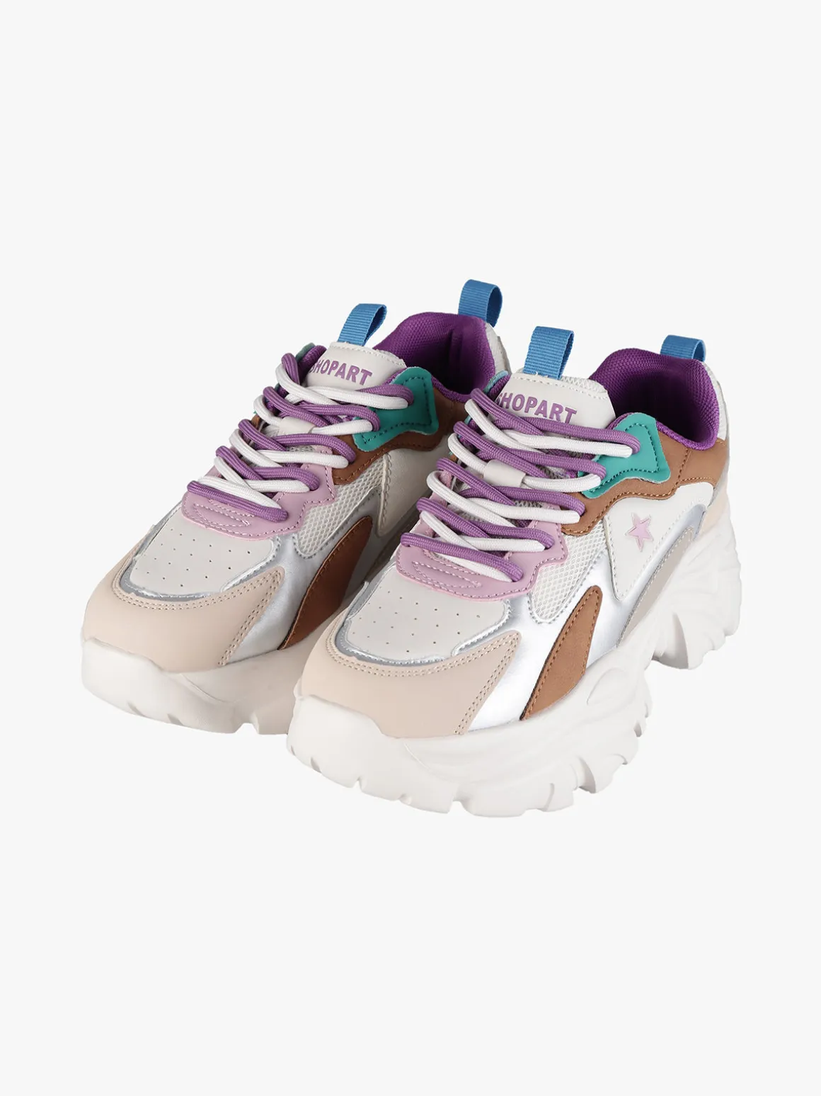 Shop Art CHUNKY MEGAN Sneakers donna multicolore con platform