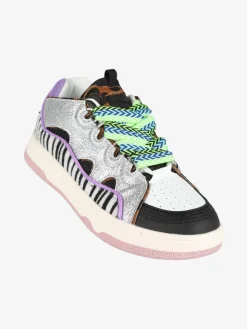 Shop Art CHUNKY WHOOPI Sneakers animalier donna con glitter