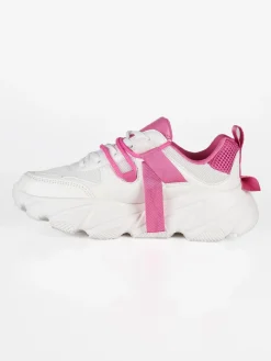 Shop Art Sneakers chunky con inserti a contrasto