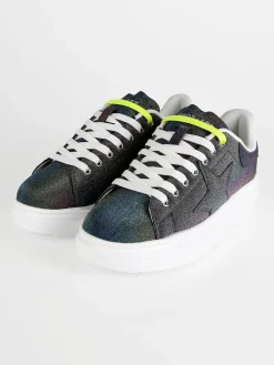 Shop Art Sneakers donna glitter multicolor