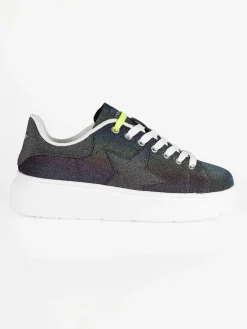 Shop Art Sneakers donna glitter multicolor