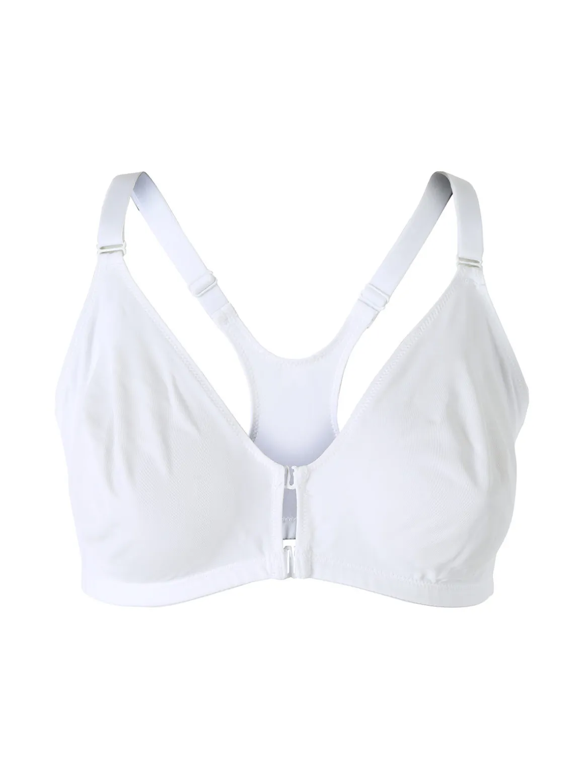 Sielei BEAUTY Reggiseno aperto davanti senza ferretto COPPA C - bianco