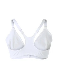 Sielei BEAUTY Reggiseno aperto davanti senza ferretto COPPA C - bianco