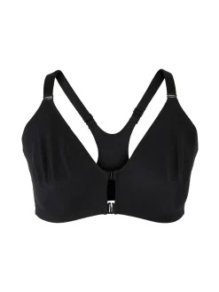 Sielei BEAUTY Reggiseno aperto davanti senza ferretto COPPA C- nero