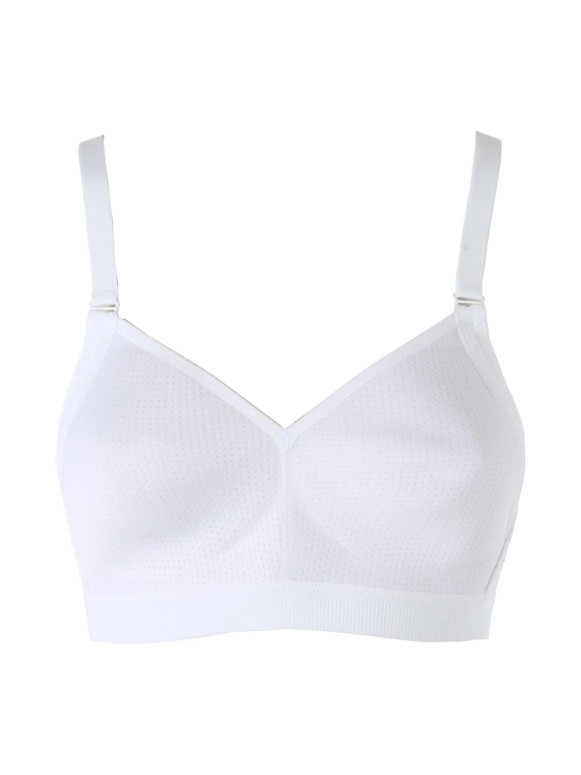 Sielei BEAUTY Reggiseno imbottito senza ferretto con coppe performate COPPA C - bianco