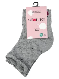 Sielei Calze corte da donna - grigio