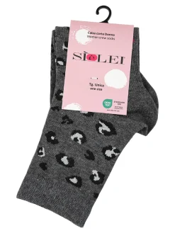 Sielei Calze corte da donna - grigio scuro