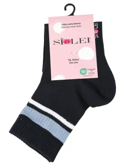 Sielei Calze corte tennis da donna - blu scuro