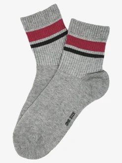 Sielei Calze corte tennis da donna - grigio