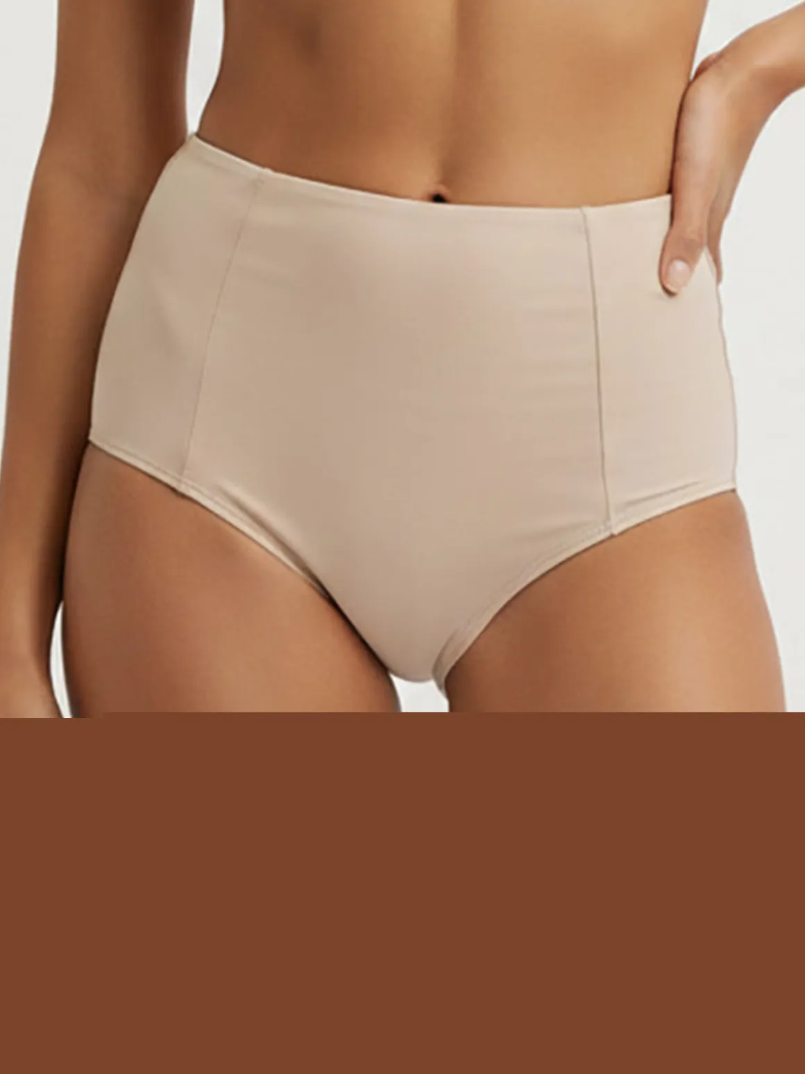 Sielei COMFORTFIT Guaina donna a brasiliana effetto modellante - cipria