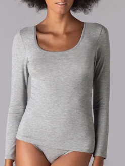 Sielei Maglia donna a maniche lunghe in modal