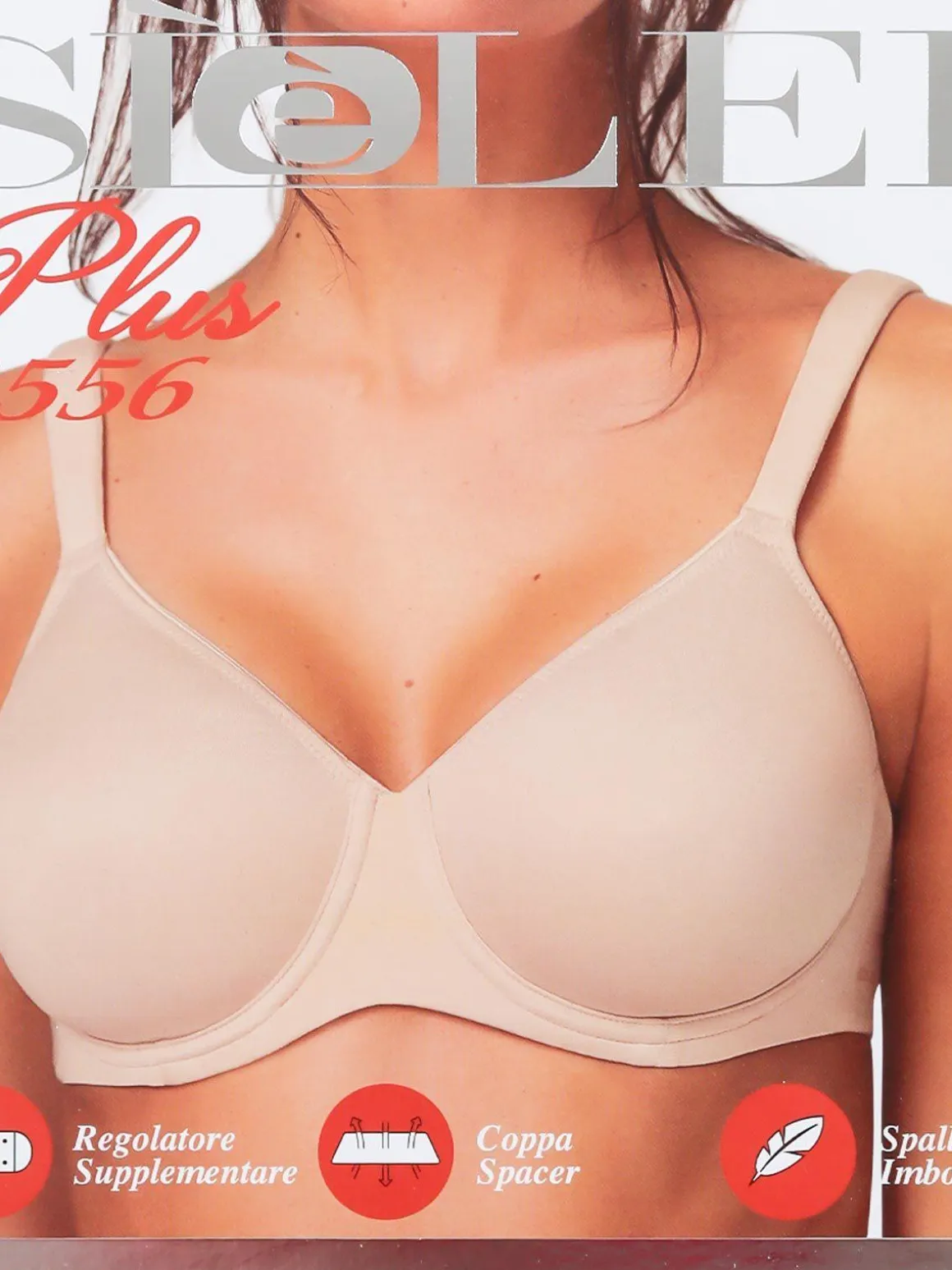 Sielei PLUS 2556 Reggiseno con ferretto COPPA D